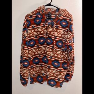Wrangler aztec fleece sweatshirt